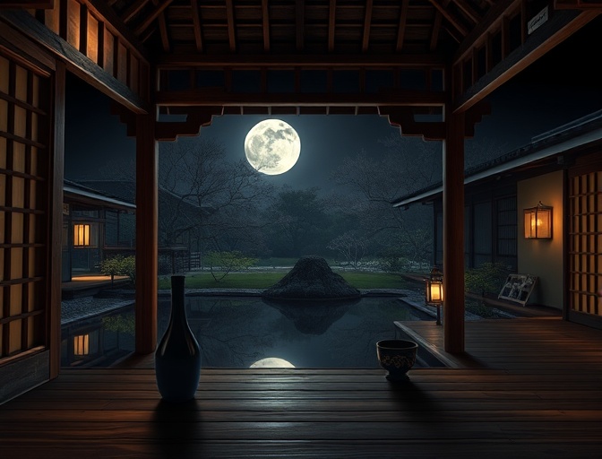 和風bgm フリー素材 和風の歌 月夜と月光と酒瓶
