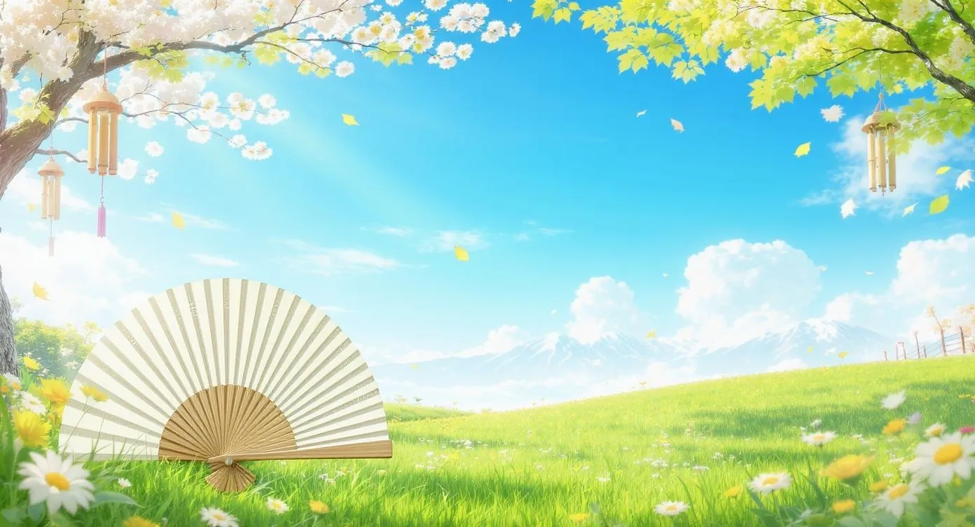 夏の挨拶と琴の音色
