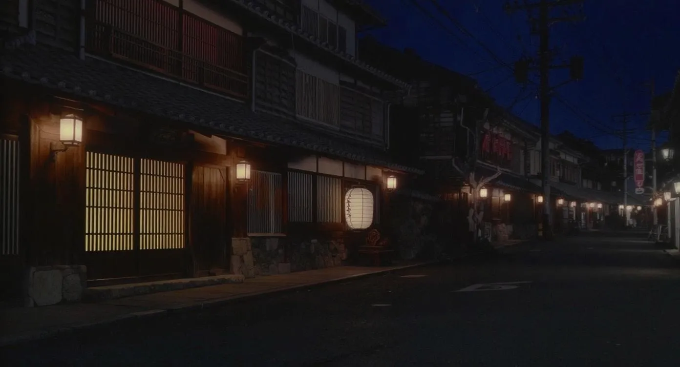 癒しの琴、祇園の風景