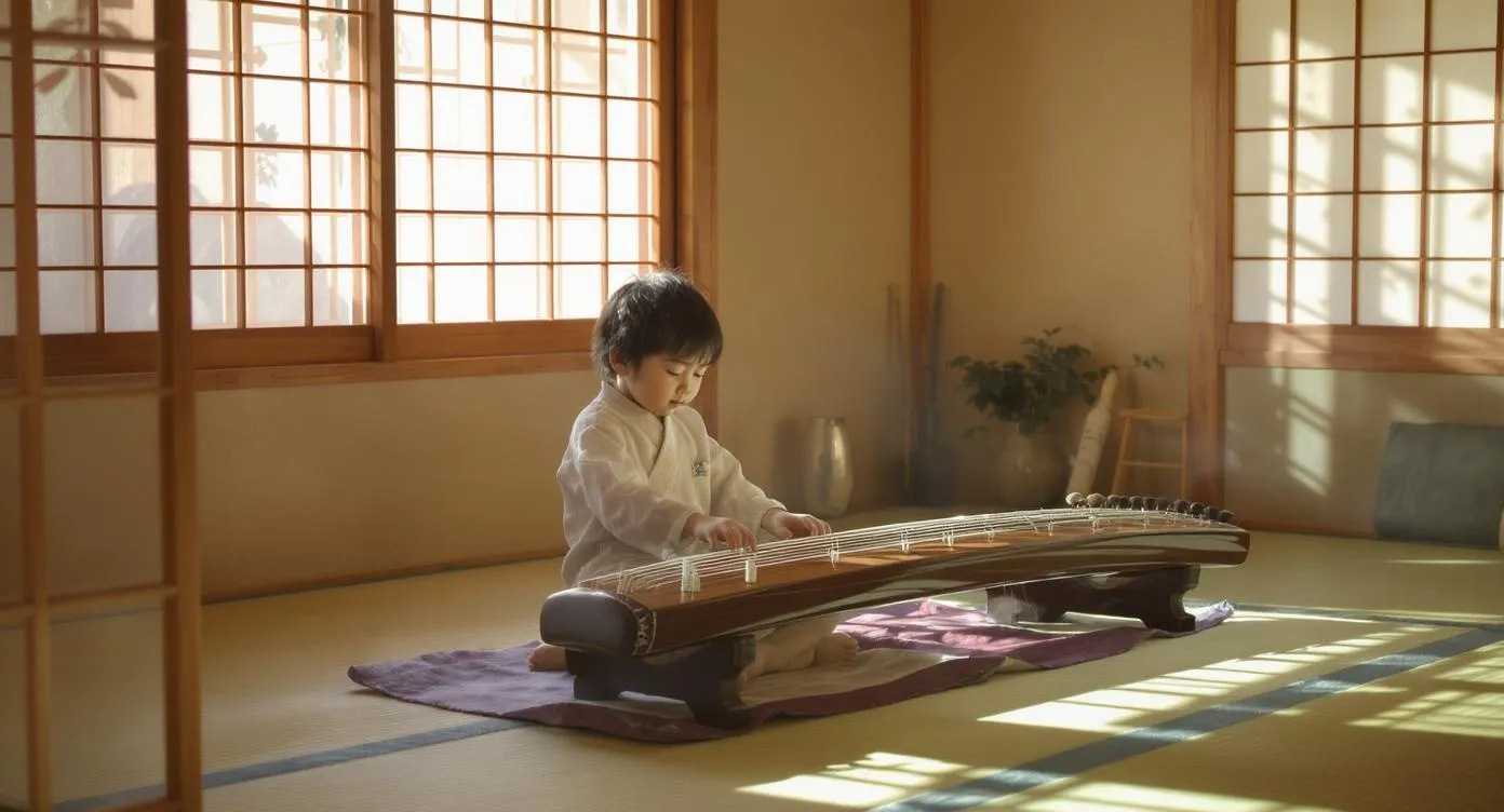 幼少期の思い出を表現する琴BGM